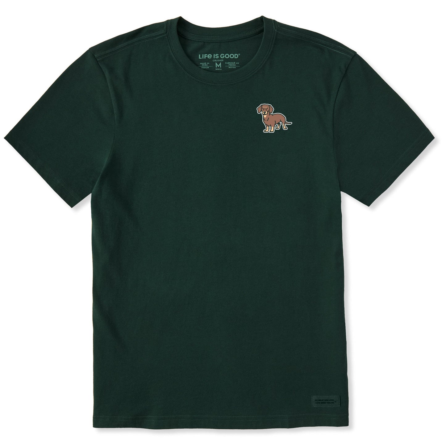 Men's Dachshund LC Short Sleeve Crusher Tee