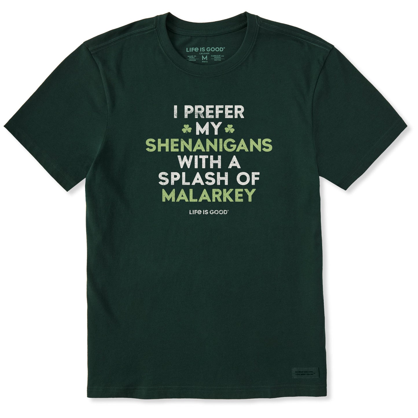Men's Shenanigans with Malarkey Short Sleeve Crusher Tee