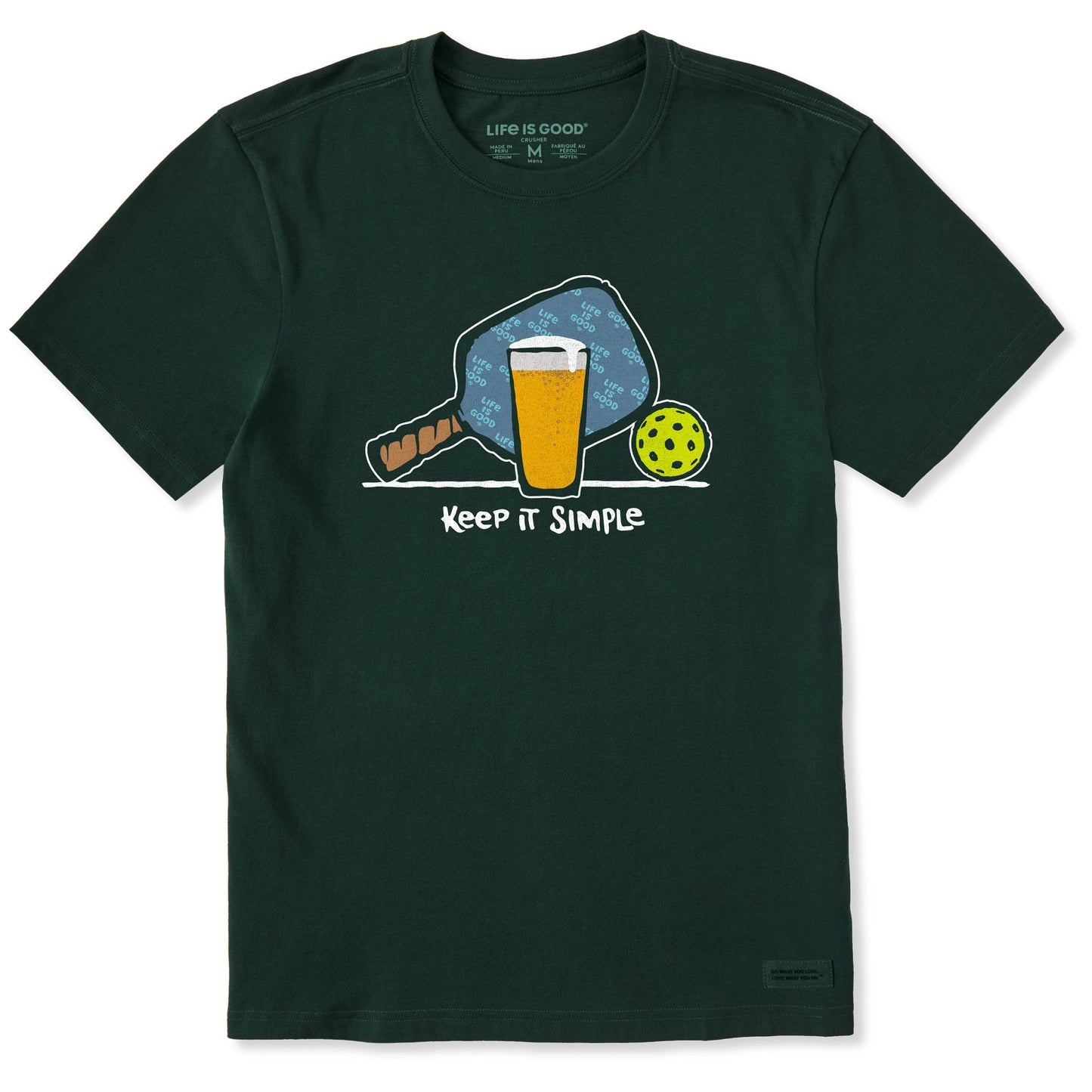 Men's Pickleball & Beer Short Sleeve Tee