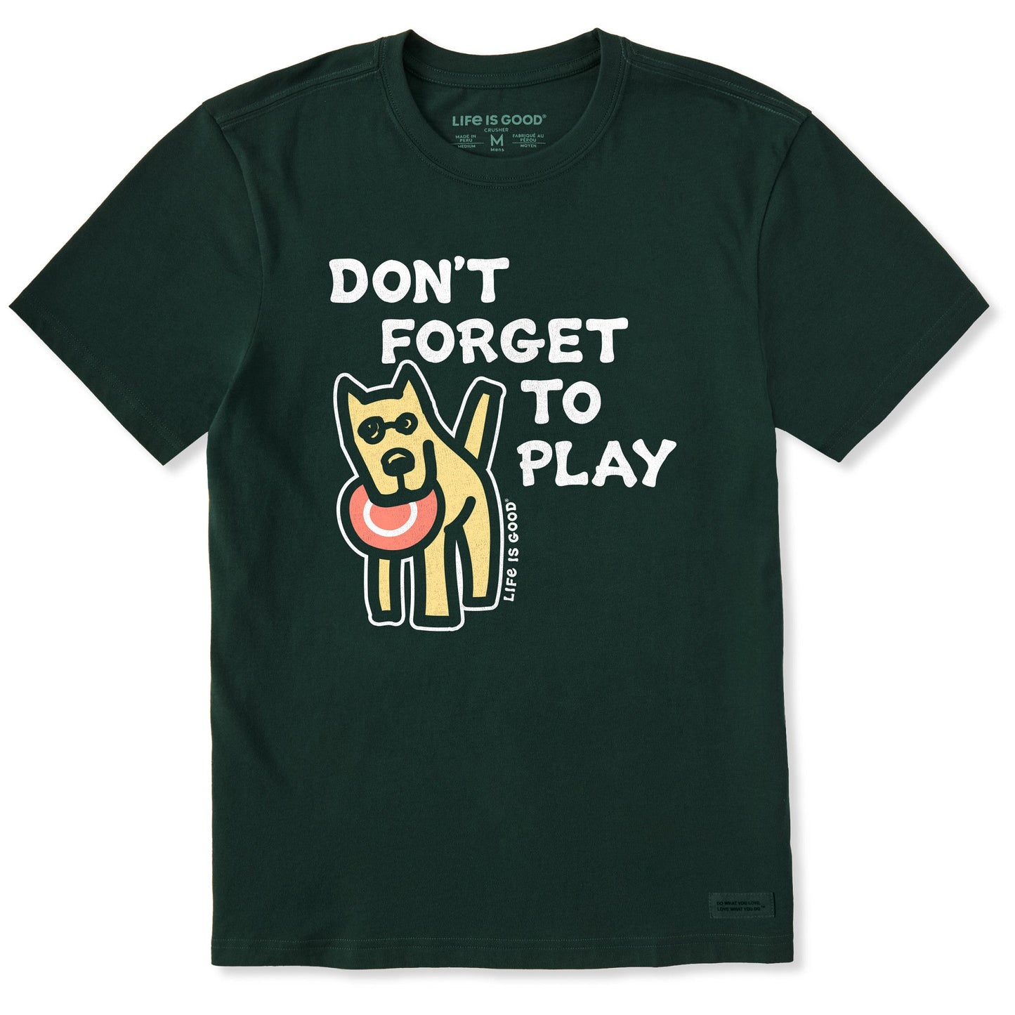 Men's Rocket Don't Forget to Play Short Sleeve Crusher Tee
