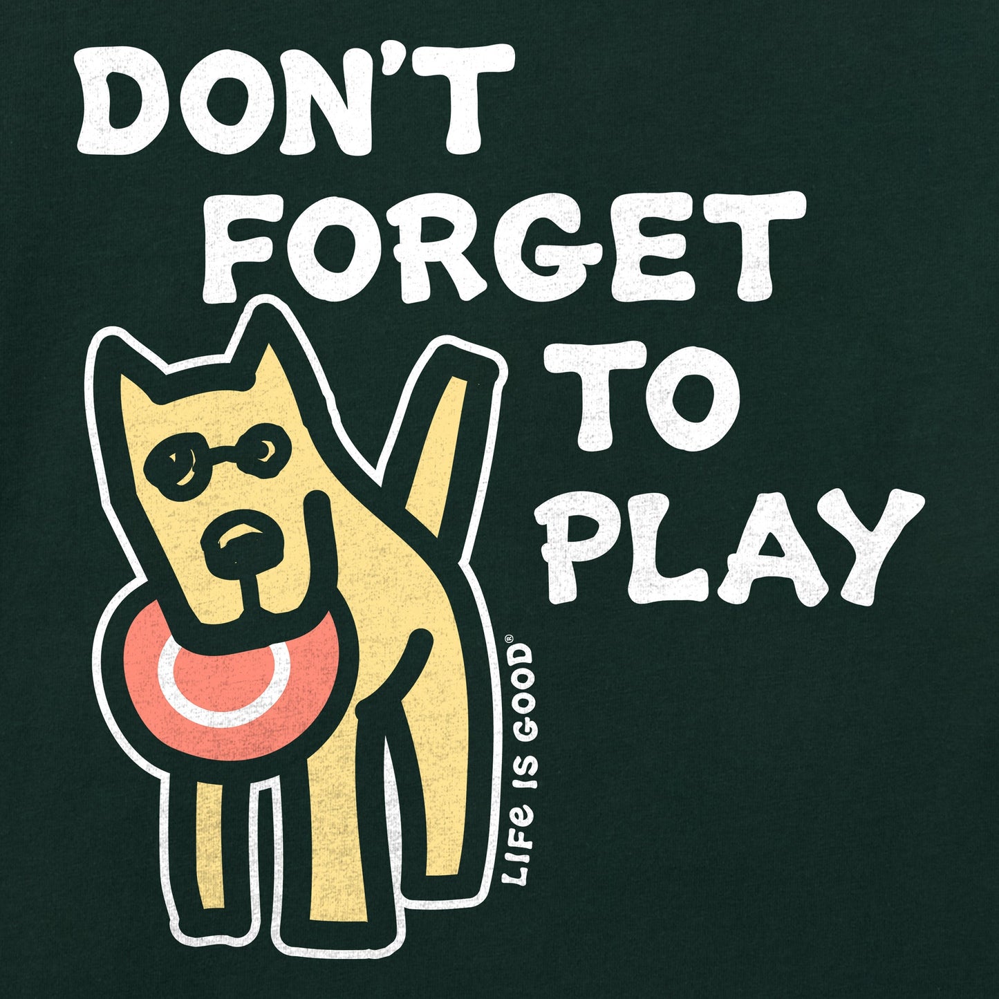 Men's Rocket Don't Forget to Play Short Sleeve Crusher Tee