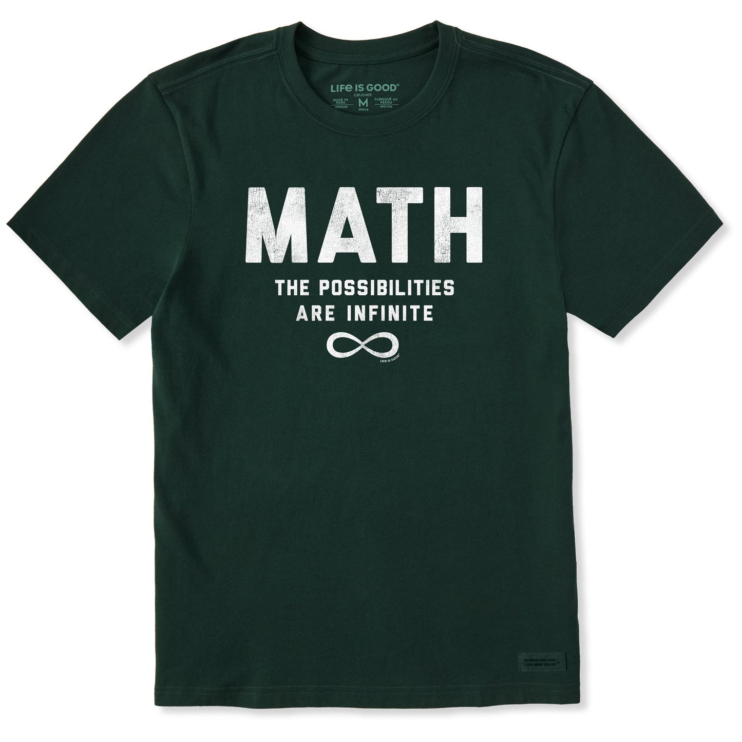 Men's Math Infinite Possibilities Short Sleeve Crusher Tee