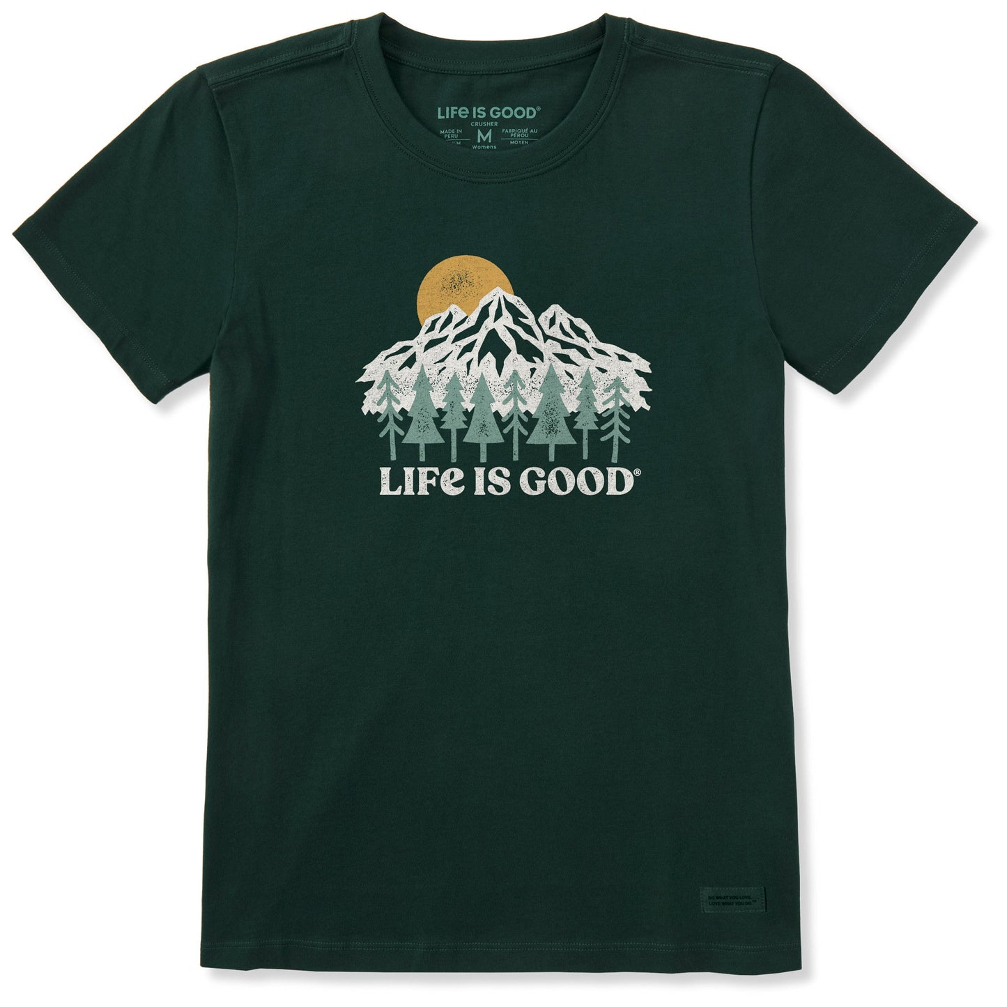 Women's Mountains and Trees Short Sleeve Crusher Tee