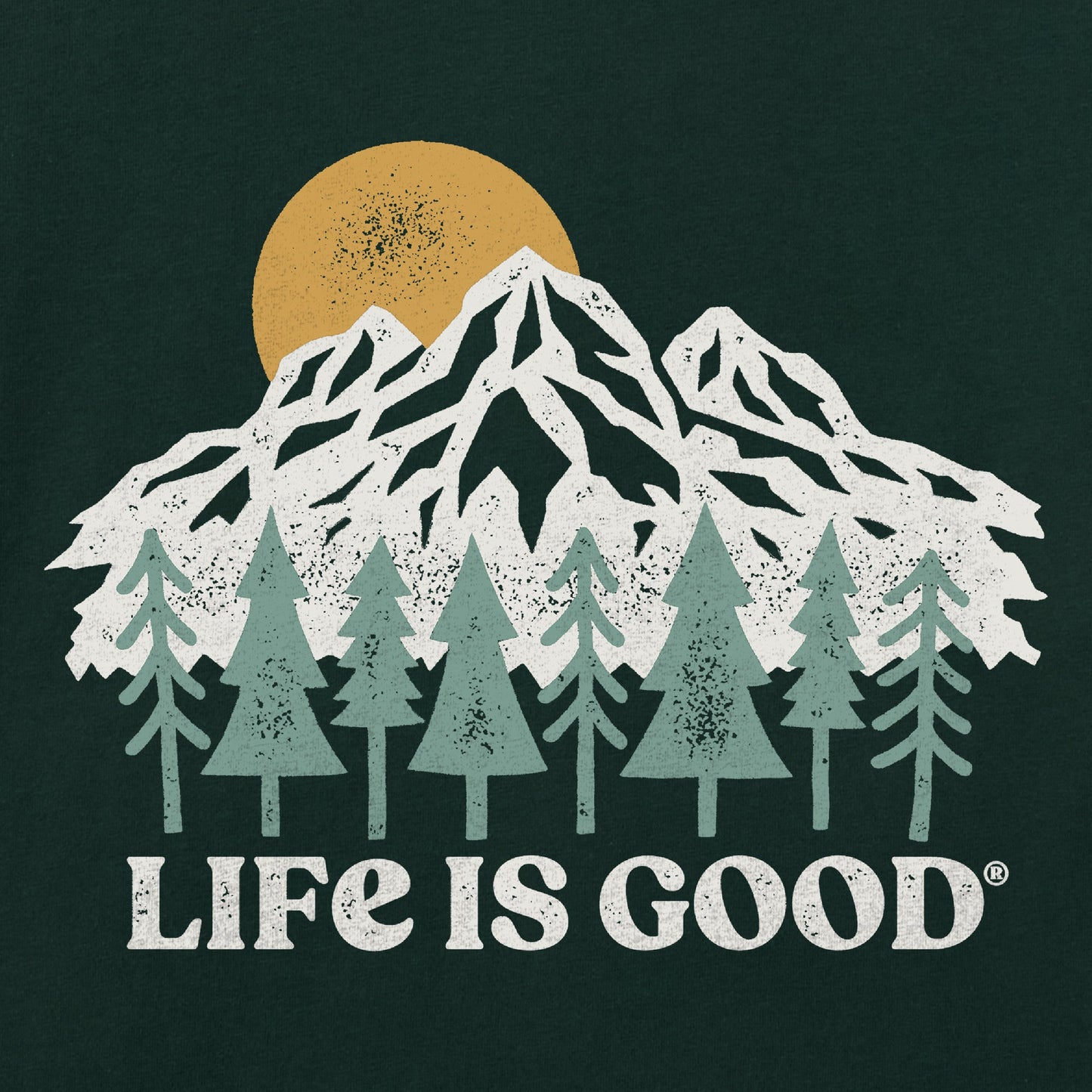 Women's Mountains and Trees Short Sleeve Crusher Tee