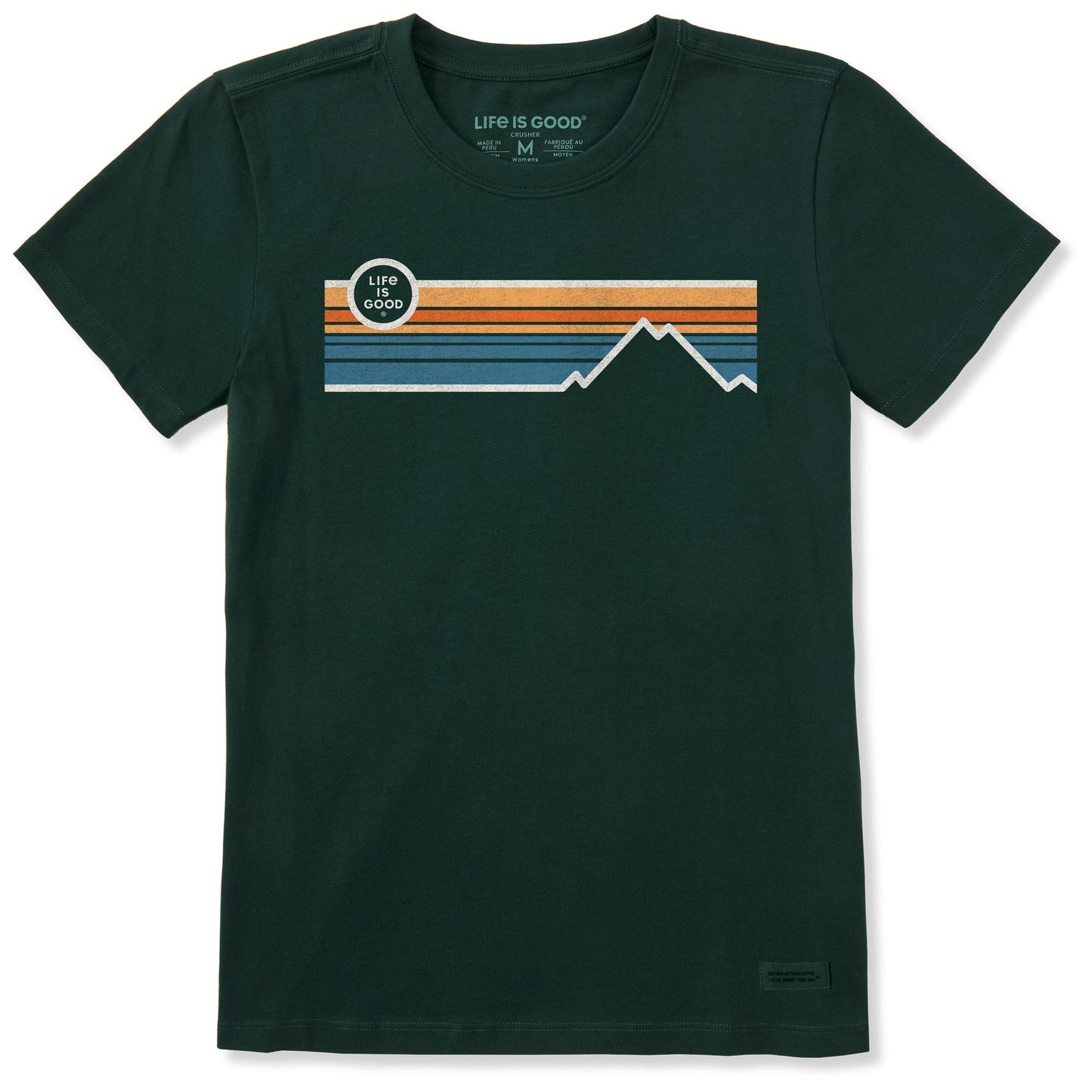 Women's Stripe Mountains Short Sleeve Tee