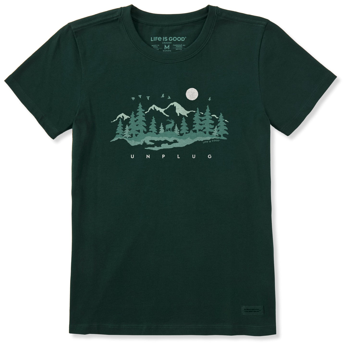 Women's Unplug in the Outdoors Short Sleeve Crusher Tee