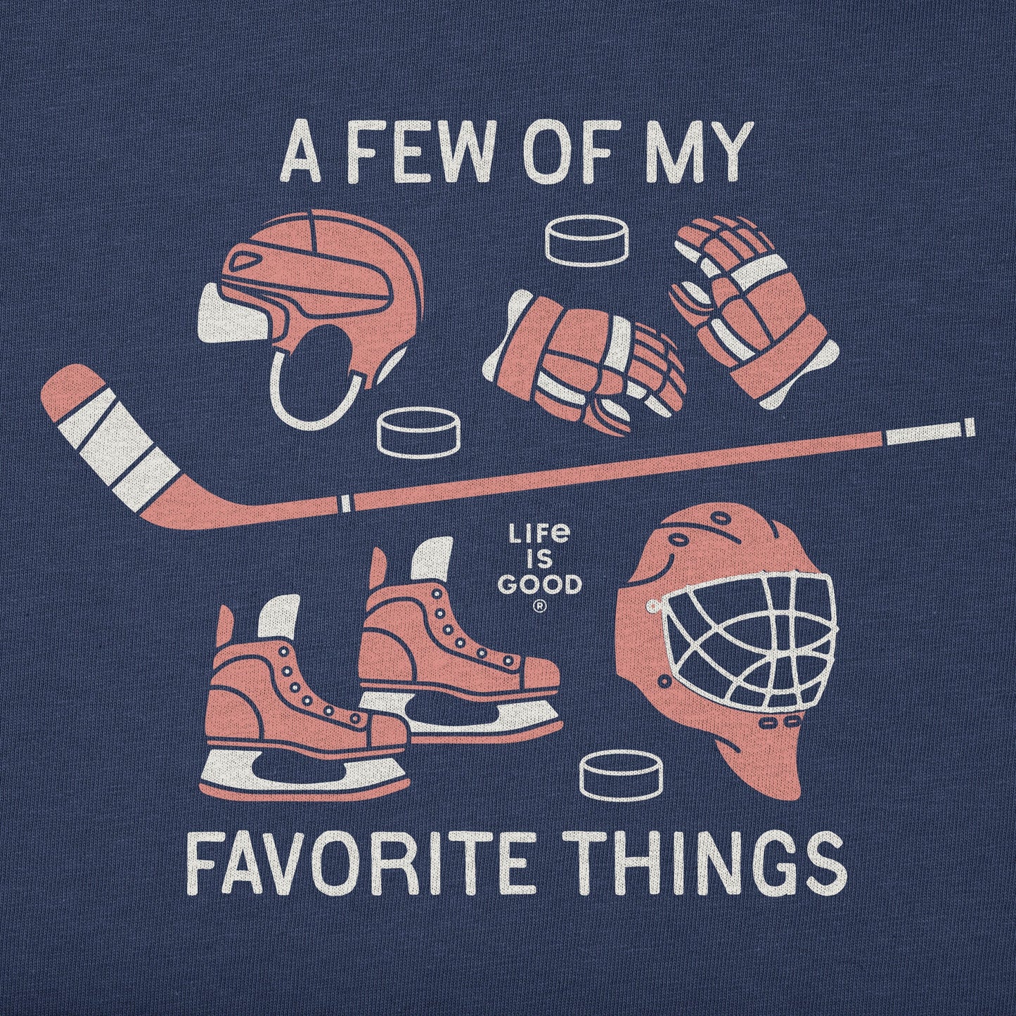 Kids A Few of My Favorite Hockey Things Short Sleeve Crusher Tee