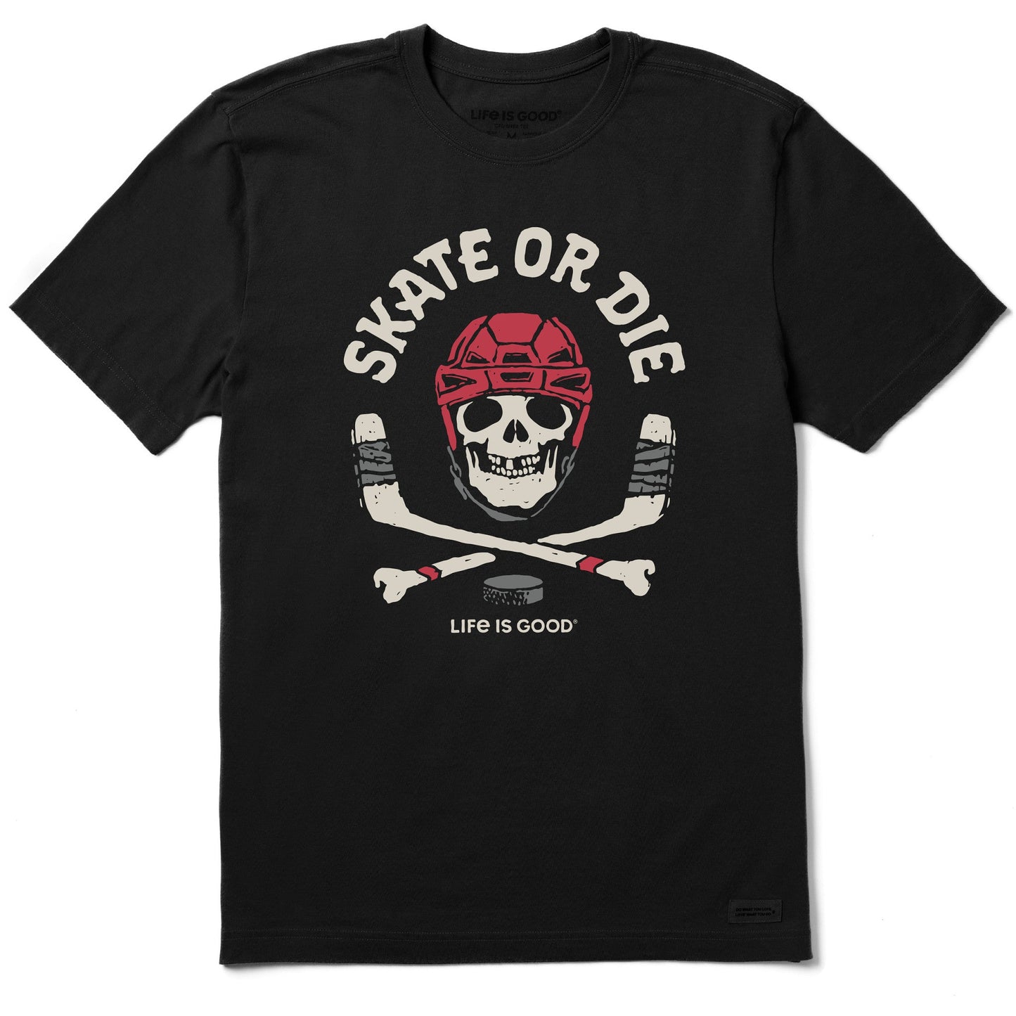 Men's Skate or Die Hockey Short Sleeve Tee