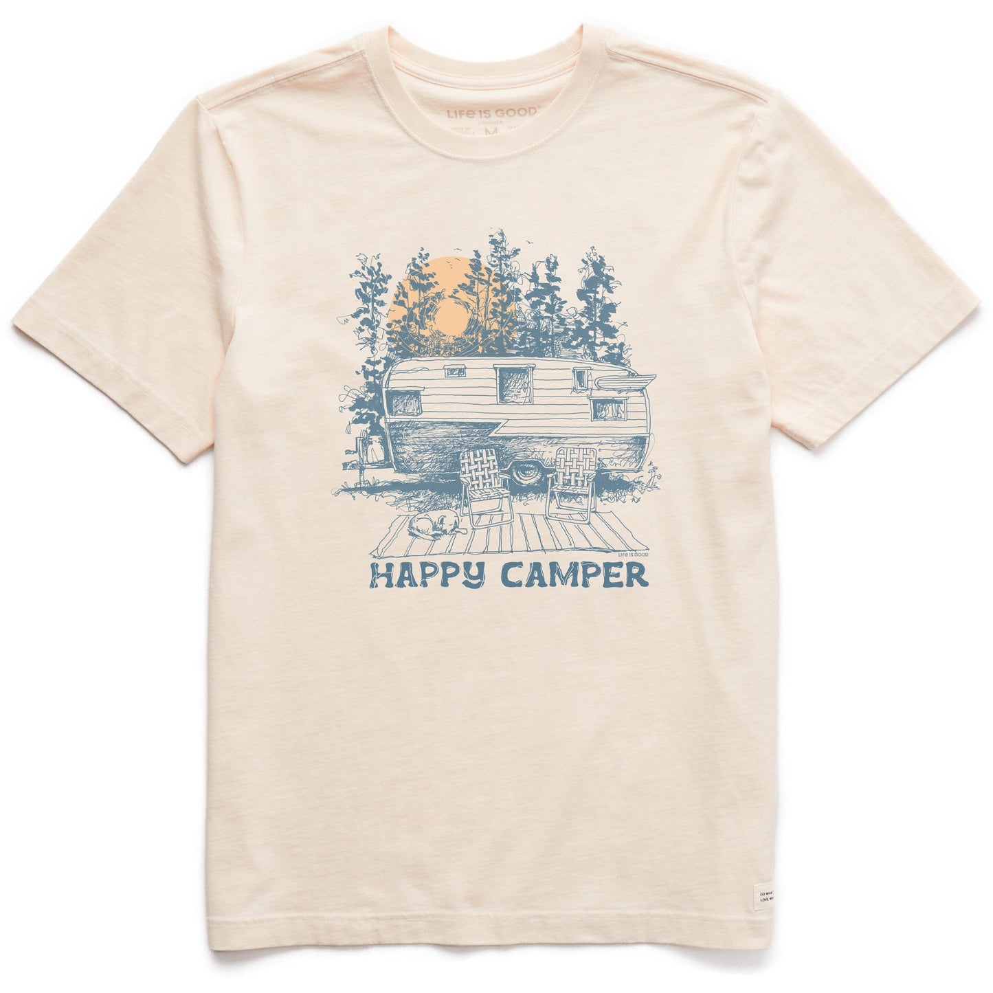 Men's Happy Camper Forest Short Sleeve Crusher Tee
