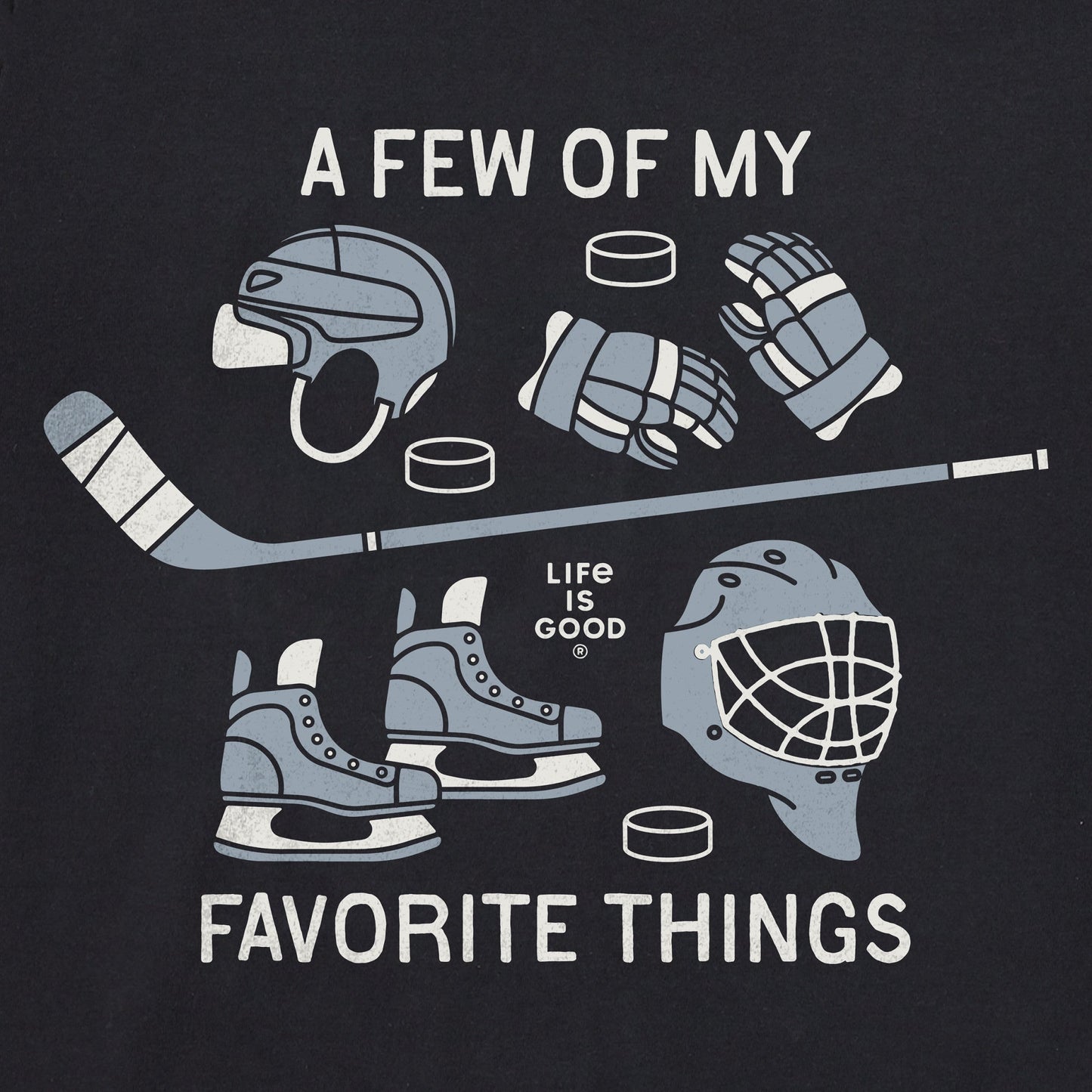 Men's A Few of My Favorite Hockey Things Short Sleeve Tee