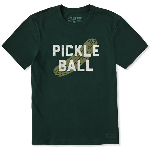 Men's Pickle Ball Simple Short Sleeve Crusher Tee