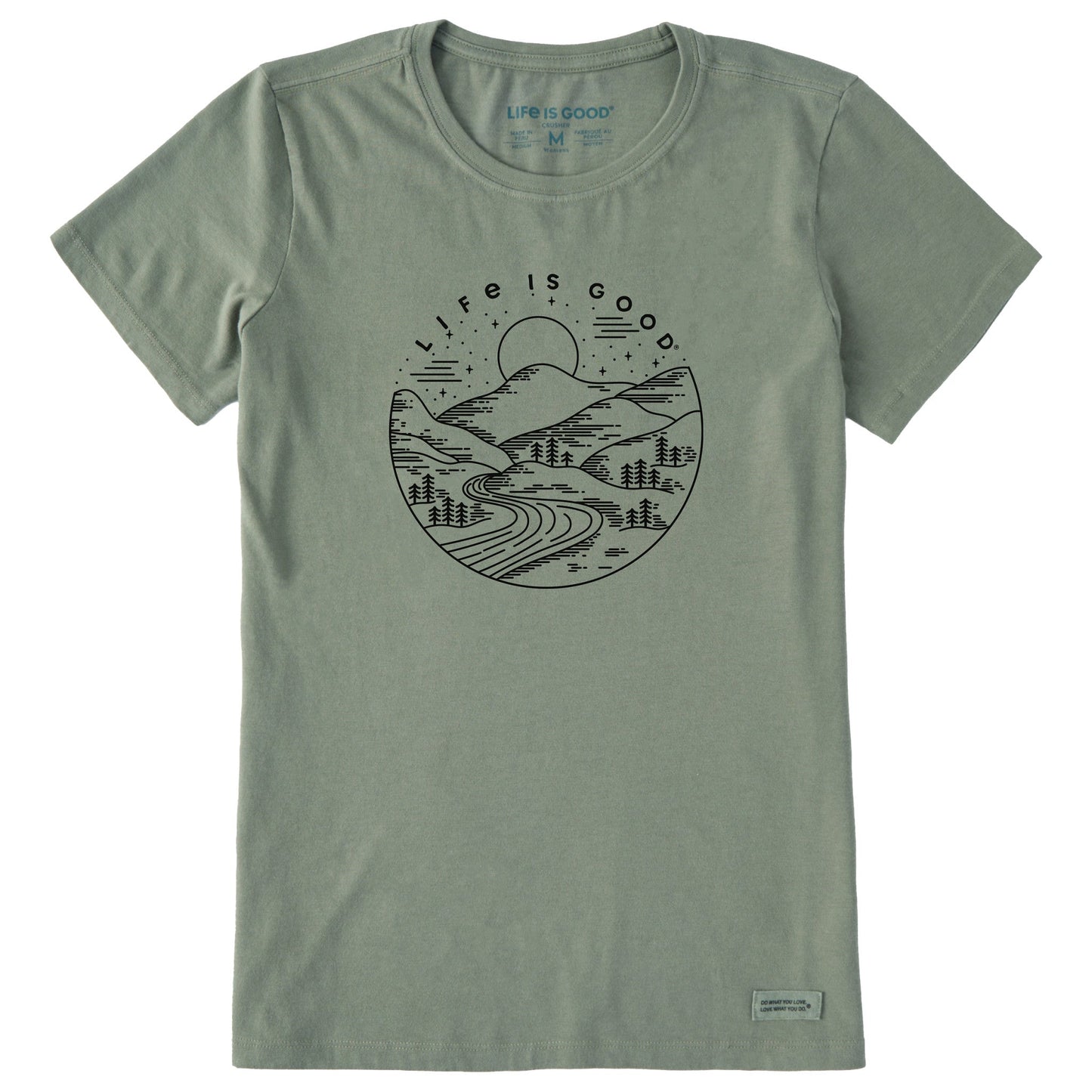 Women's A Pleasant Hillside Short Sleeve Crusher Tee