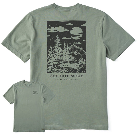 Men's Get Out More Stamp Short Sleeve Tee