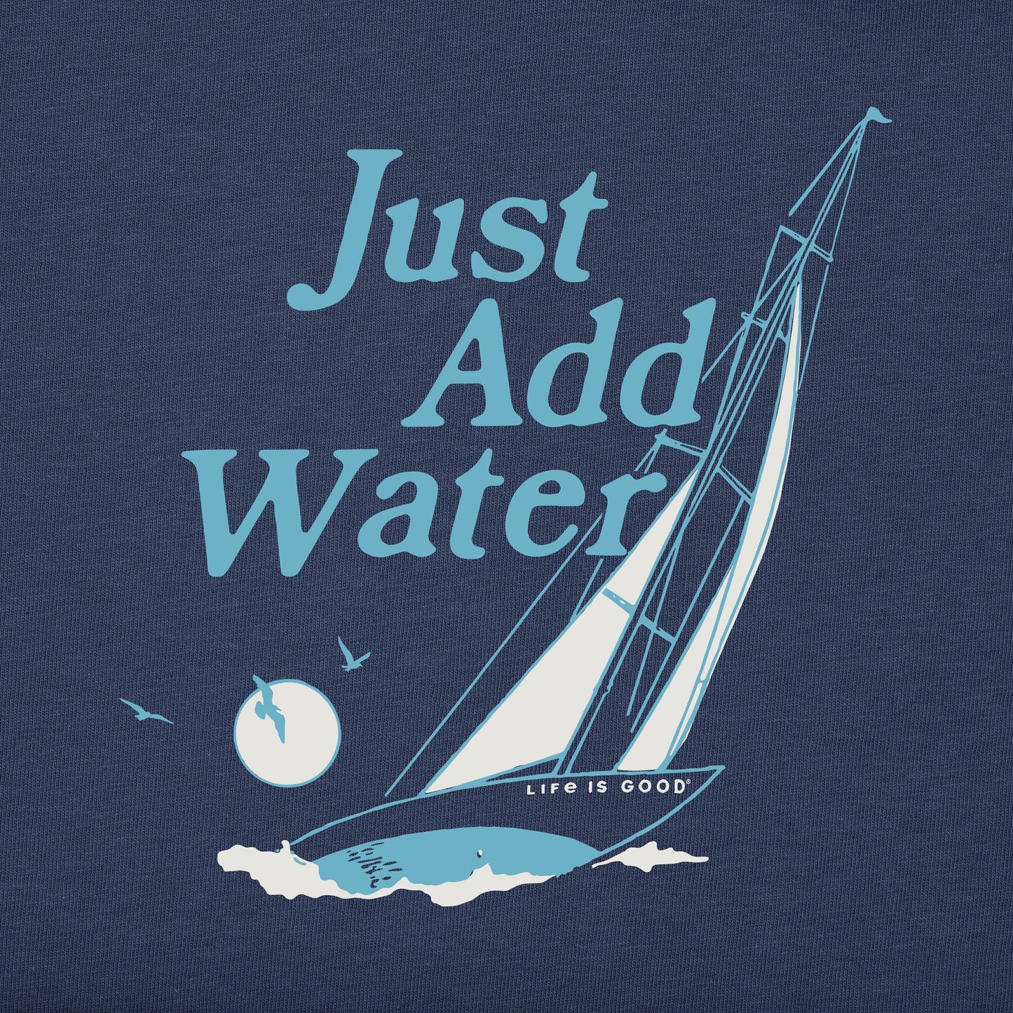 Men's Just Add Water Sunset Sail Short Sleeve Tee