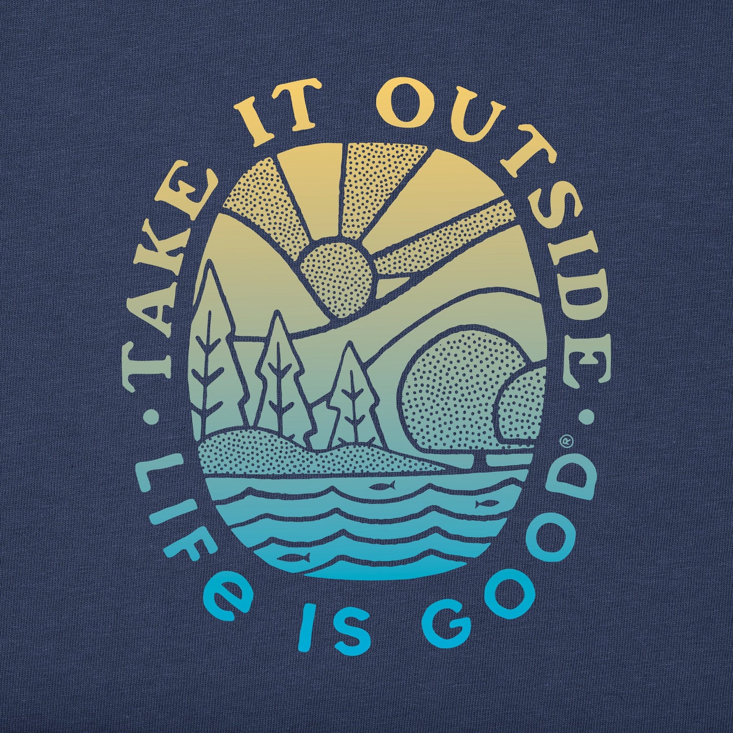 Men's Take it Outside Scenic Short Sleeve Tee