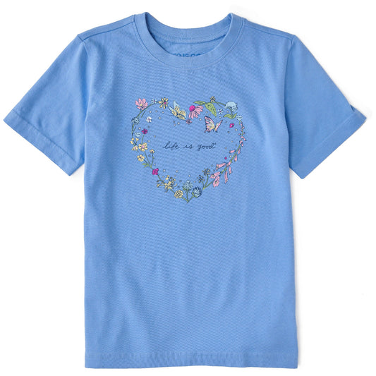 Kids Wildflower at Heart Short Sleeve Crusher Tee