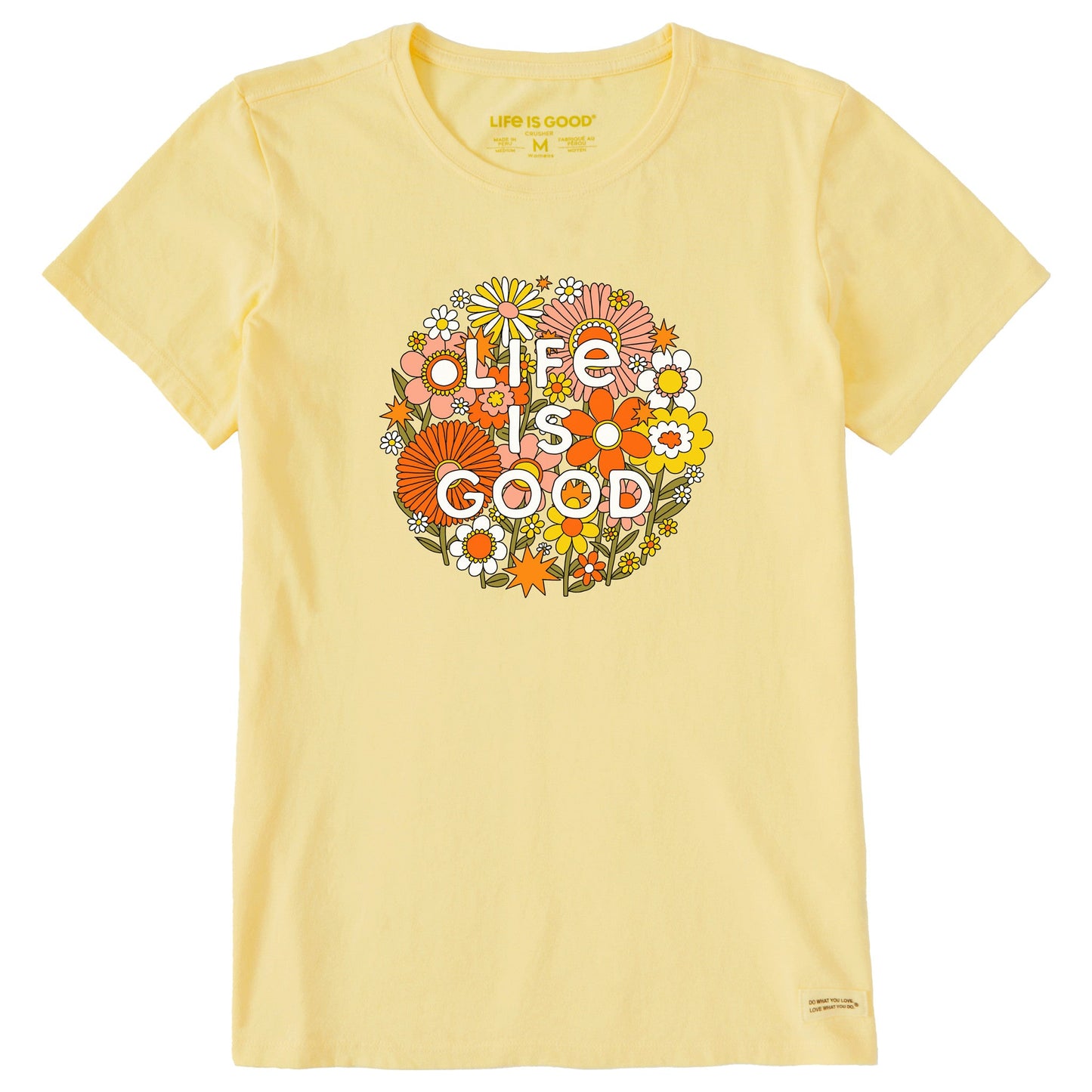 Women's Retro Flowerball Short Sleeve Tee