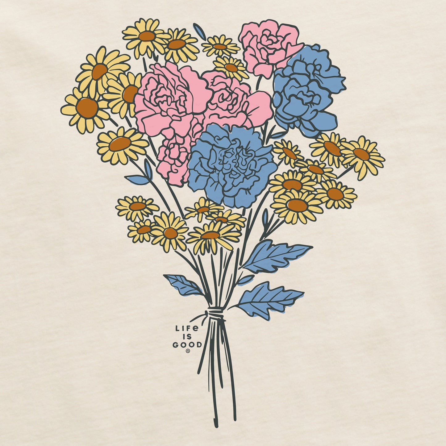 Women's Spring Bouquet Short Sleeve Crusher Tee