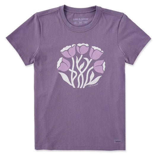 Women's Tulip Circle Short Sleeve Crusher Tee