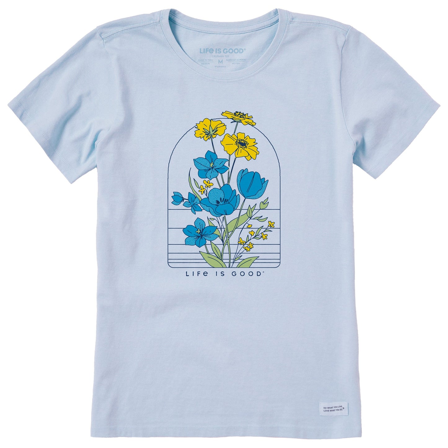 Women's Wild Bouquet Short Sleeve Crusher Tee