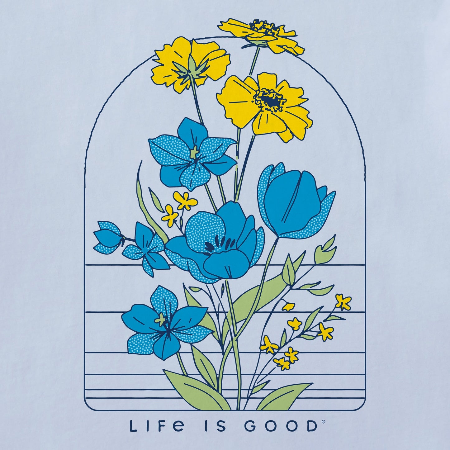 Women's Wild Bouquet Short Sleeve Crusher Tee