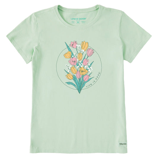 Women's Tulip Summer Short Sleeve Crusher Tee