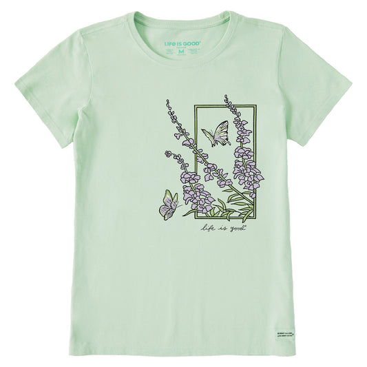Women's Flower Frame Short Sleeve Crusher Tee