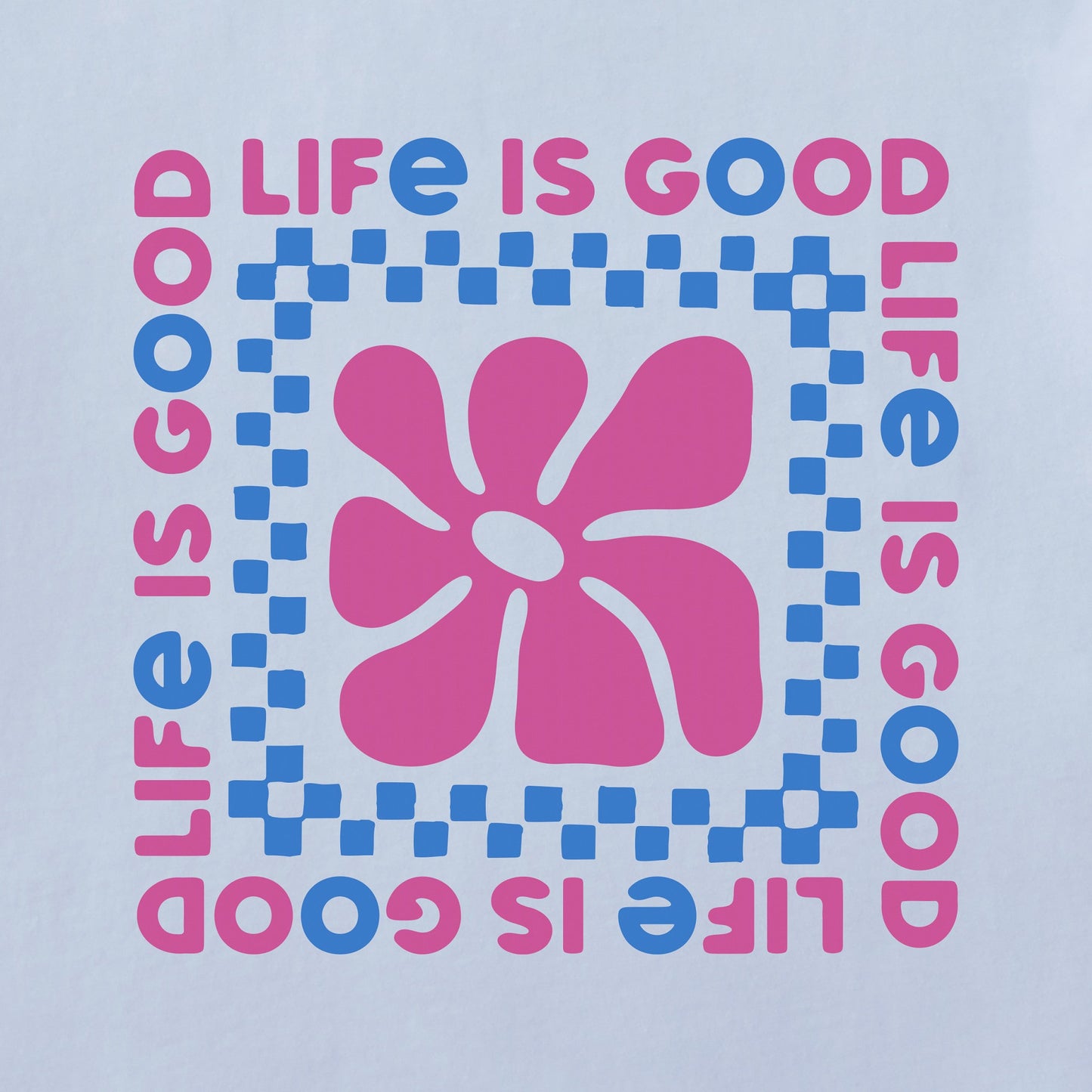 Women's Blobby Floral Square Short Sleeve Crusher Tee