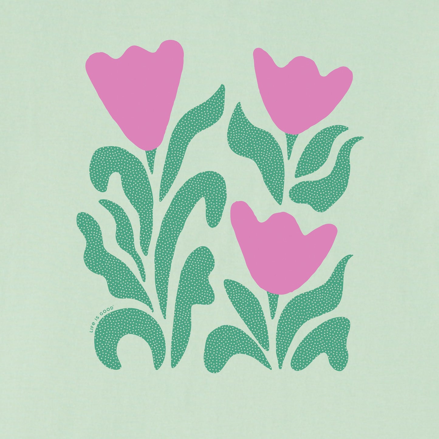 Women's Three Flower Friends Short Sleeve Crusher Tee