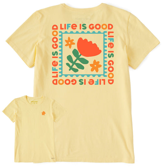 Women's Tulip Square Short Sleeve Crusher Tee