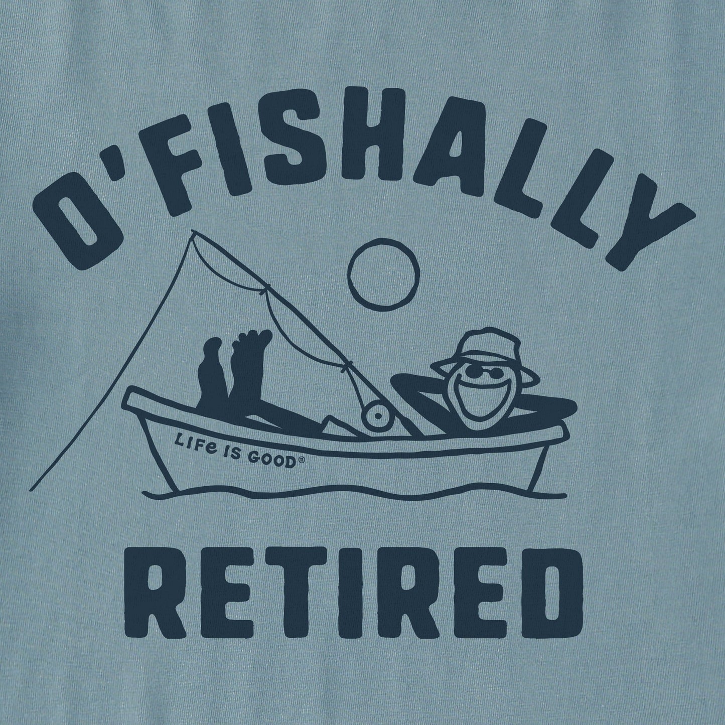 Men's O'Fishally Retired Long Sleeve Crusher Tee