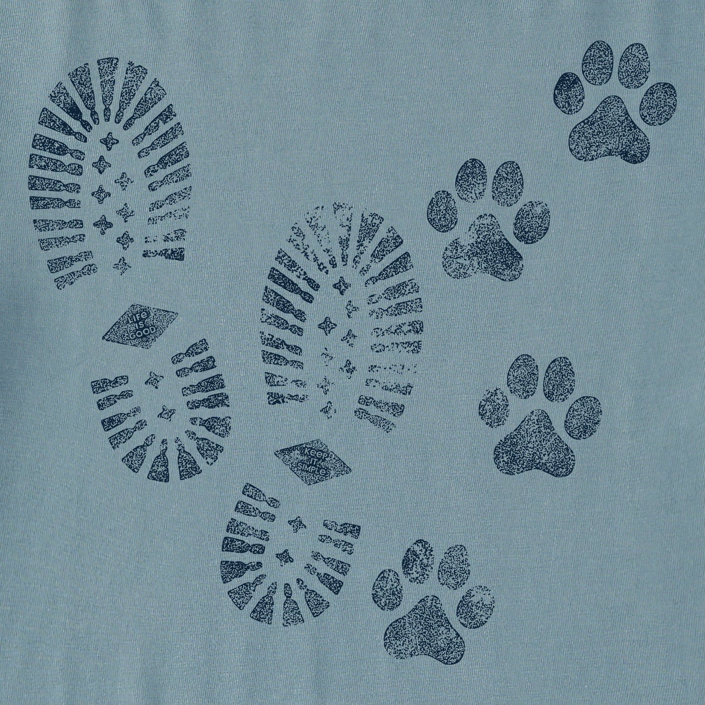 Men's Trails & Tails Long Sleeve Crusher Tee