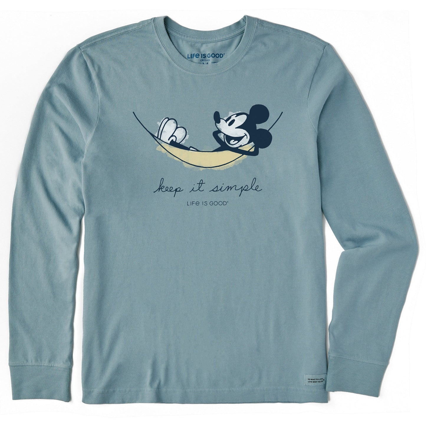 Men's Steamboat Willie Hammock Long Sleeve Crusher Tee