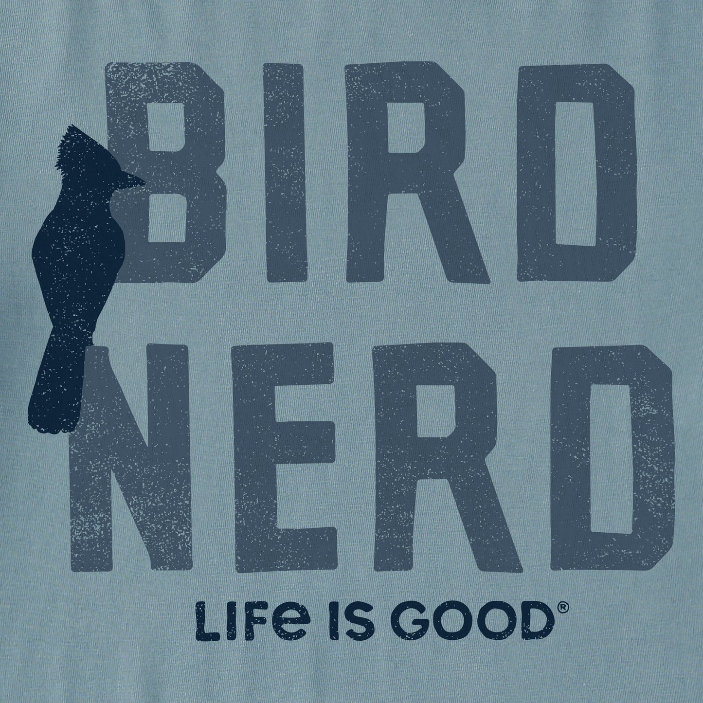 Men's Bird Nerd Long Sleeve Crusher Tee
