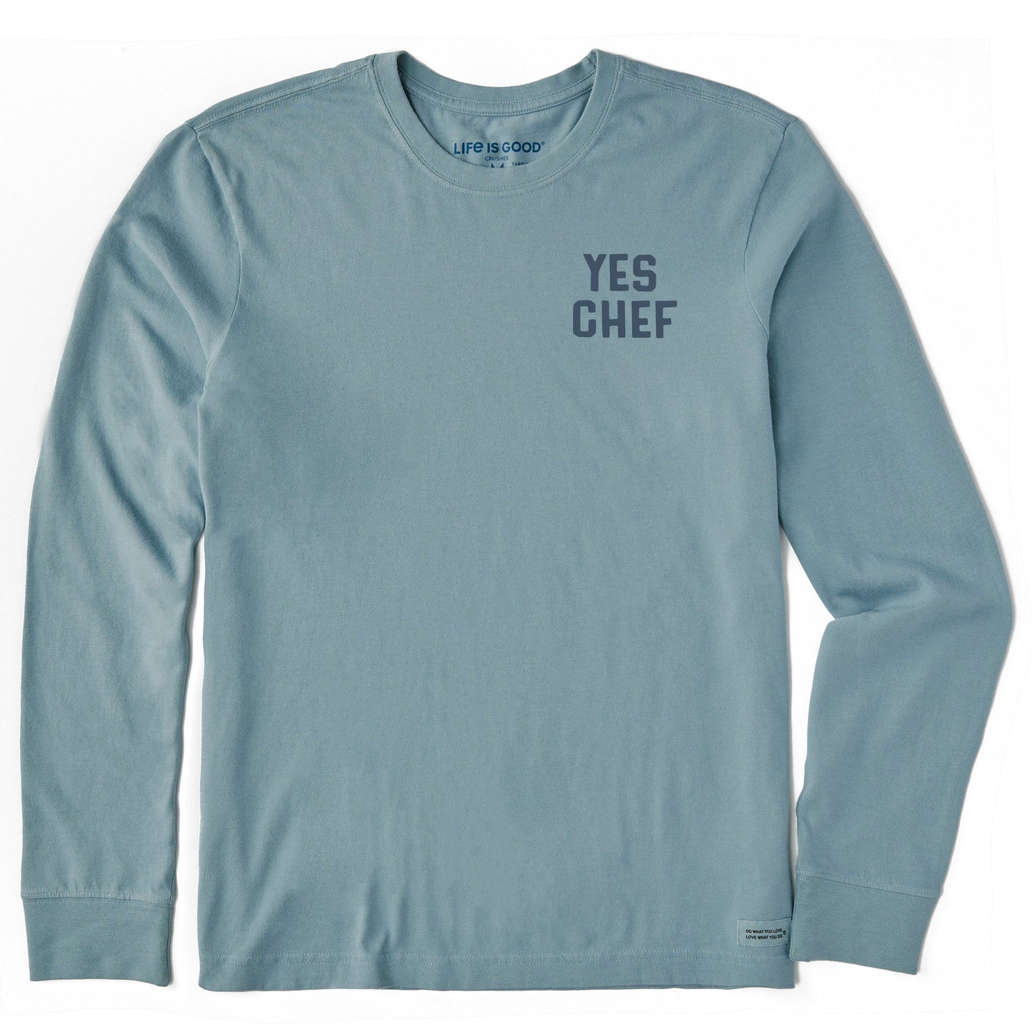 Men's Yes Chef Long Sleeve Crusher Tee