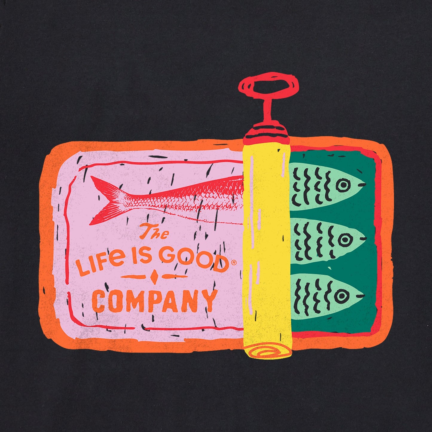 Women's Sardine Tin Short Sleeve Crusher Tee