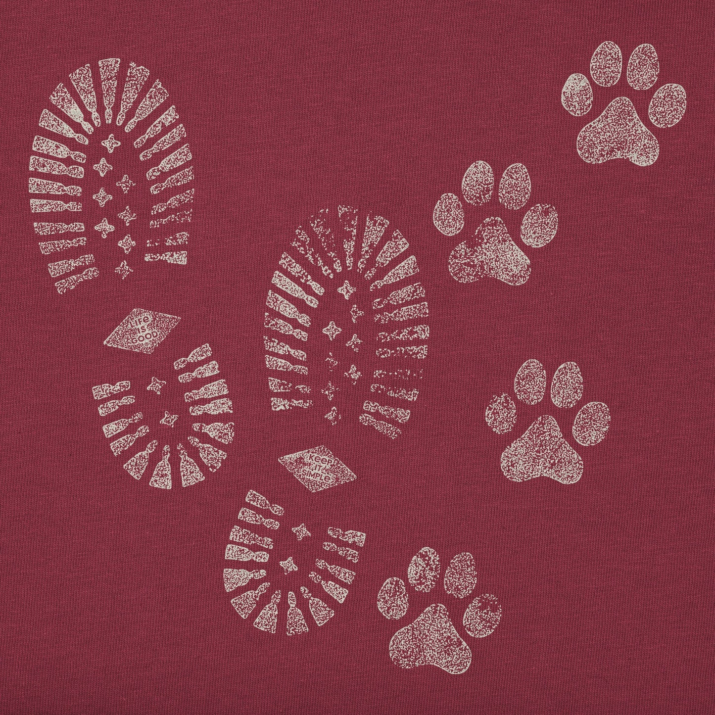 Men's Trails & Tails Long Sleeve Crusher Tee