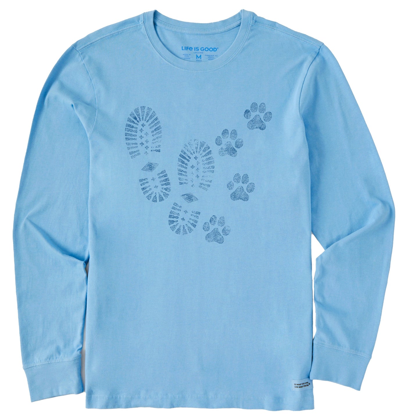 Men's Trails & Tails Long Sleeve Crusher Tee