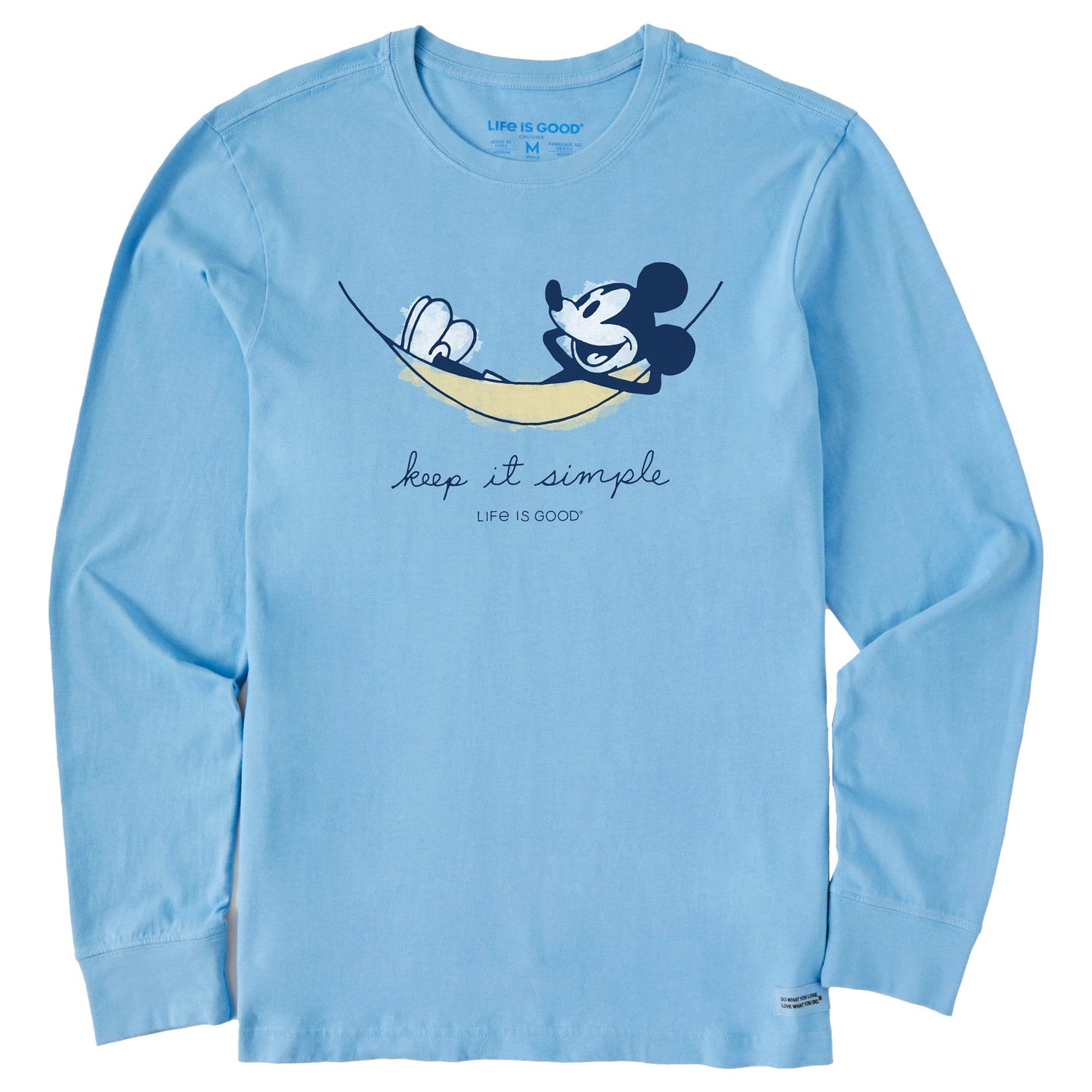 Men's Steamboat Willie Hammock Long Sleeve Crusher Tee