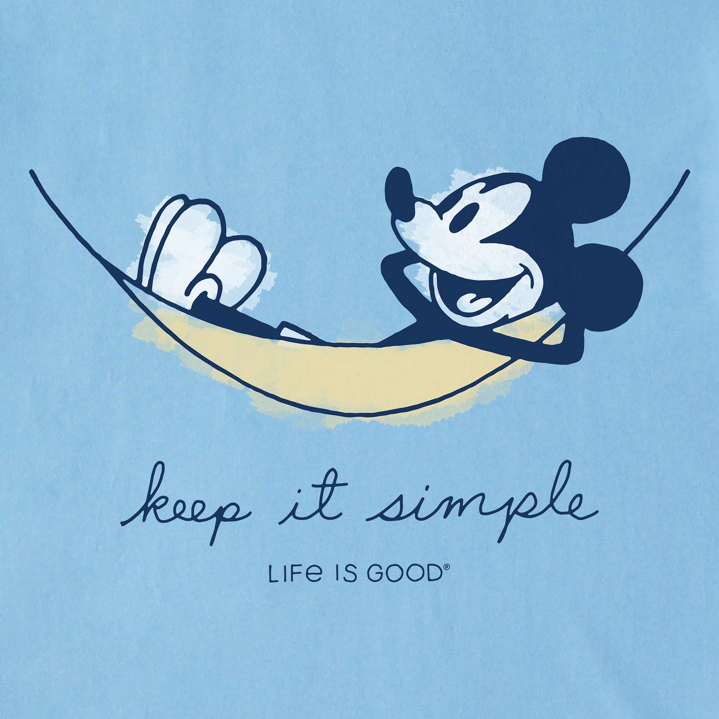 Men's Steamboat Willie Hammock Long Sleeve Crusher Tee