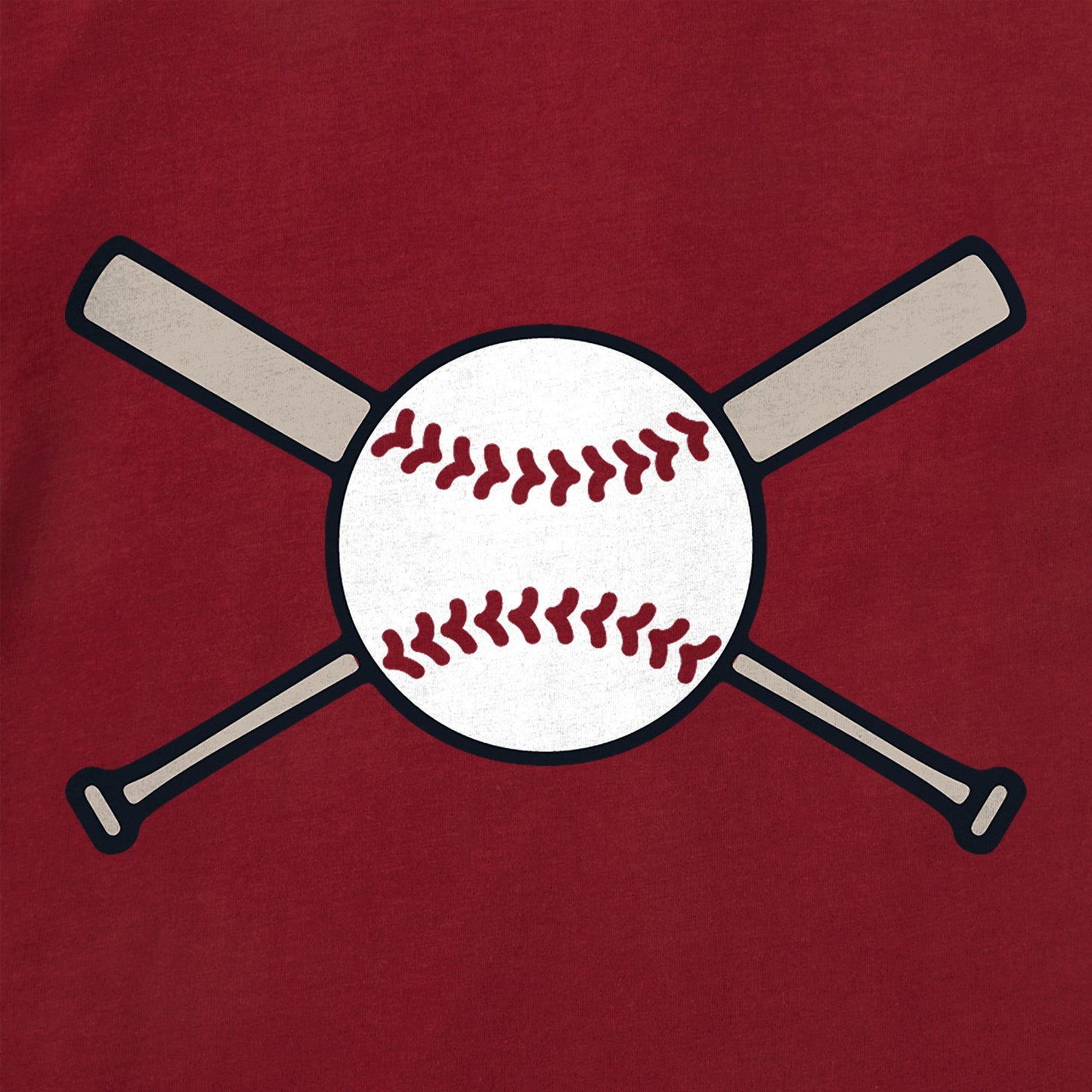 Toddler Baseball Graphic Short Sleeve Crusher Tee