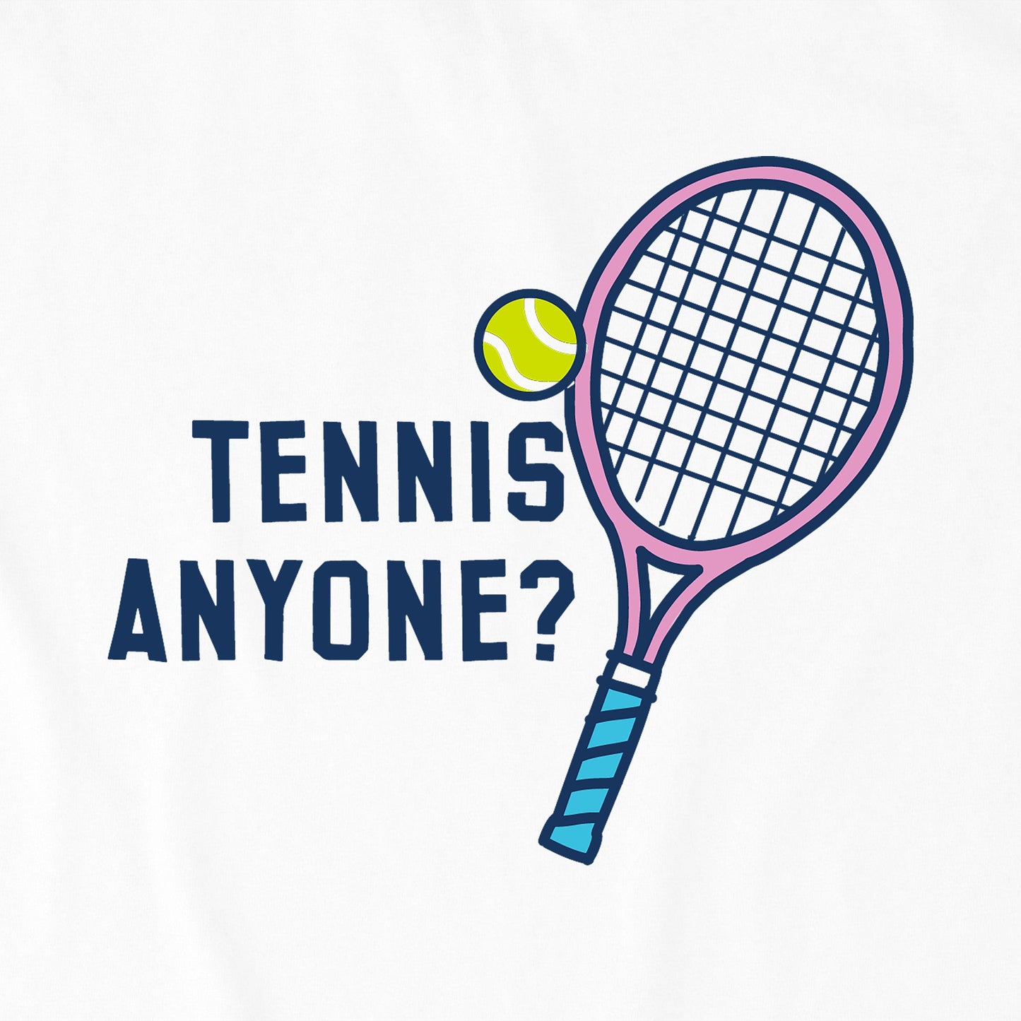 Women's Tennis Anyone Short Sleeve Crusher Boxy Tee