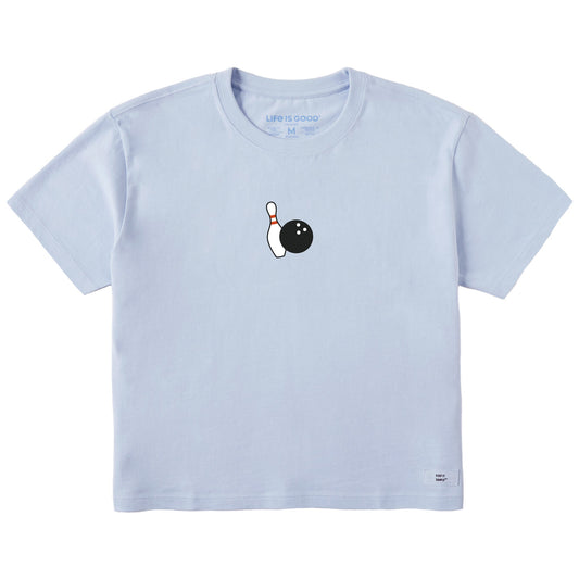 Women's Spare Me Pins Short Sleeve Crusher Boxy Tee