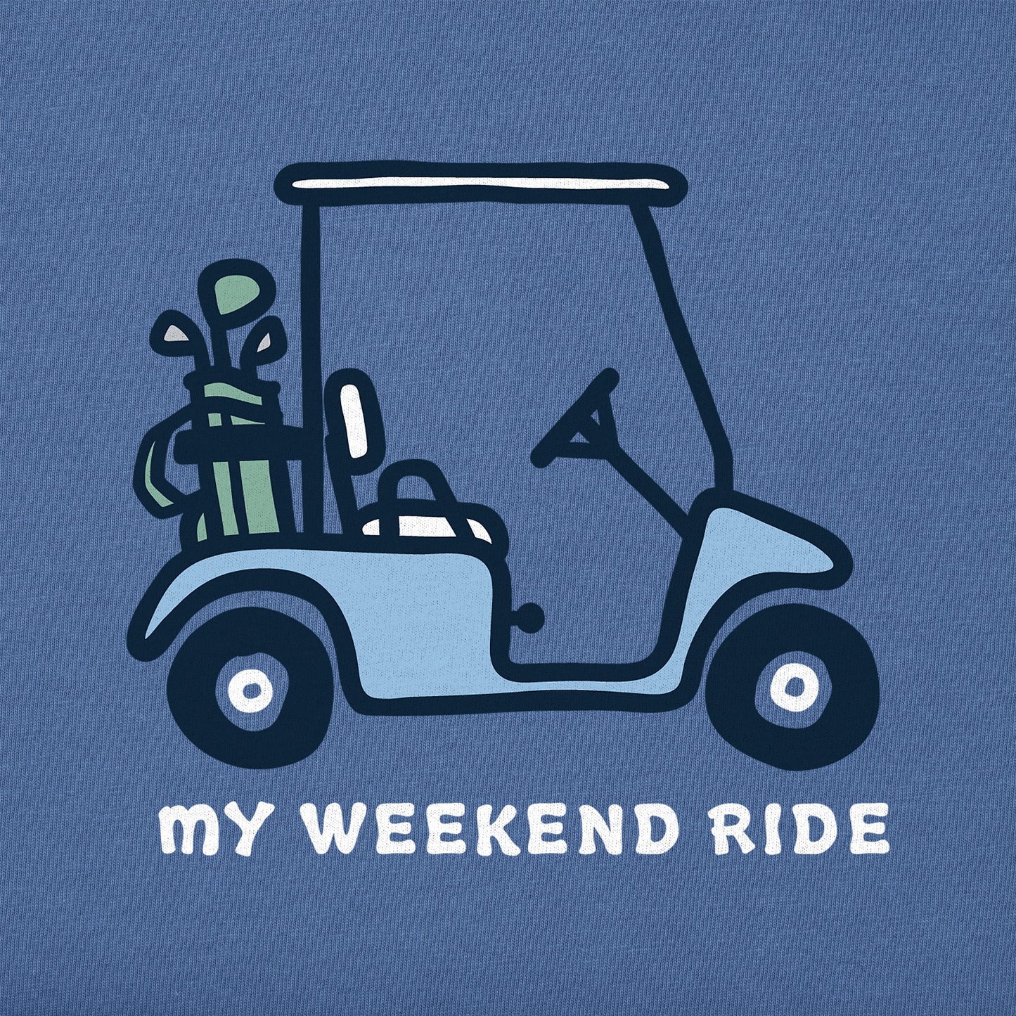 Women's Weekend Ride Golf Cart Short Sleeve Tee