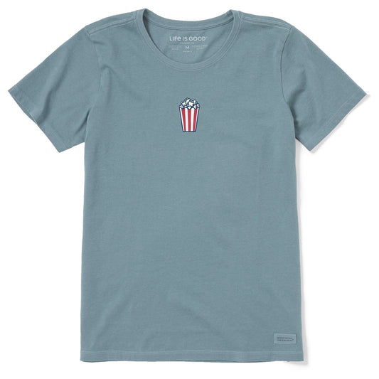 Women's Popcorn Short Sleeve Crusher Tee