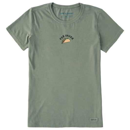 Women's Por Favor Taco Short Sleeve Crusher Tee