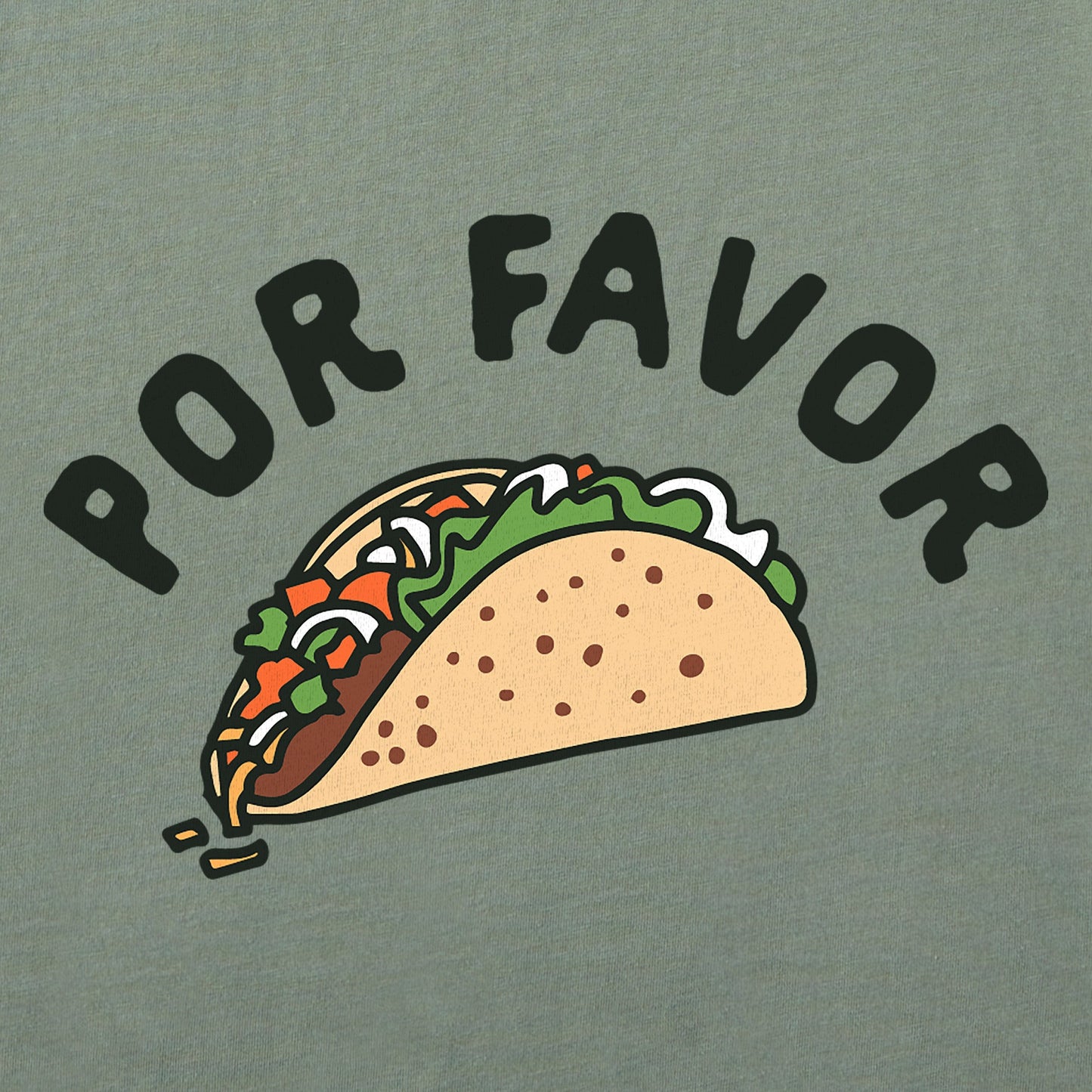 Women's Por Favor Taco Short Sleeve Crusher Tee