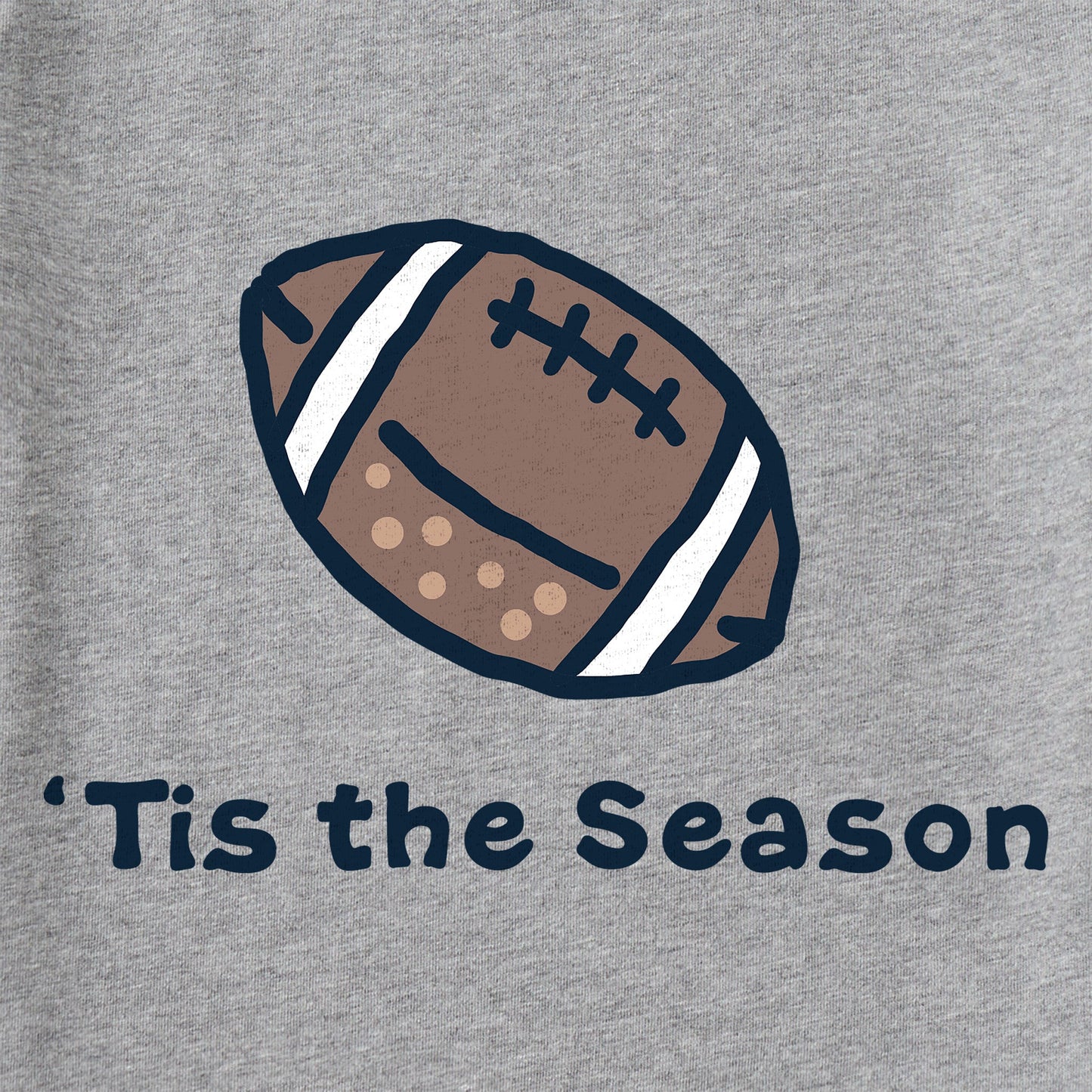 Women's Tis the Season Football Short Sleeve Tee