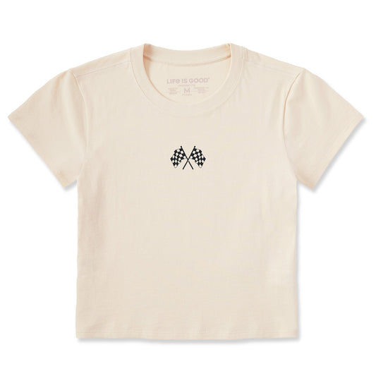 Women's Racing Flags Crusher-LITE Shrunken Tee