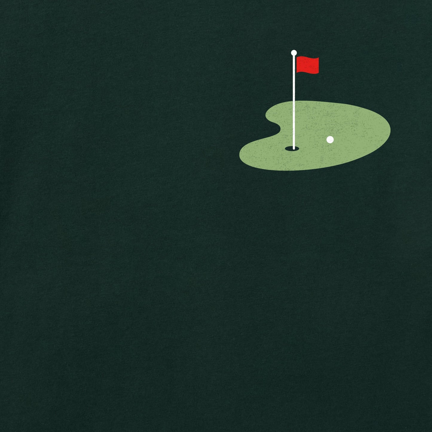Men's Golf Green Short Sleeve Crusher Tee